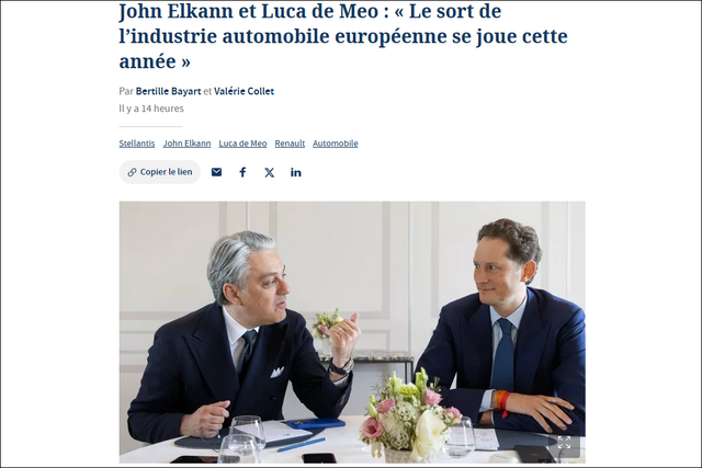 “L’auto europea rischia di sparire”