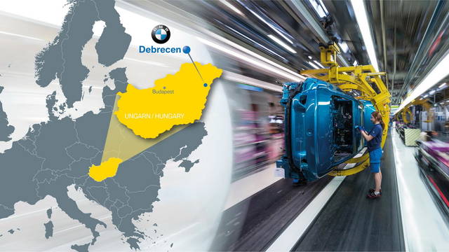 La BMW costruirà una nuova fabbrica in Ungheria