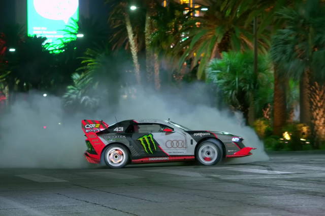 Electrikhana Lo Stunt Di Ken Block A Las Vegas Alvolante It