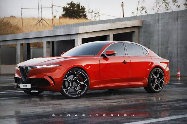 The new Alfa Romeo Giulia: some imagine it that way