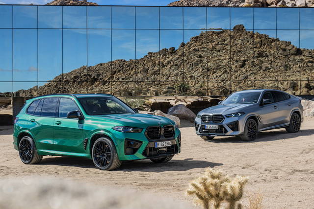 BMW X5 and X6 M: now V8 hybrid