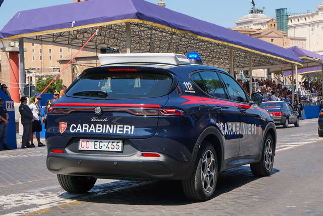 I Carabinieri denunciano l’Alfa Romeo Tonale