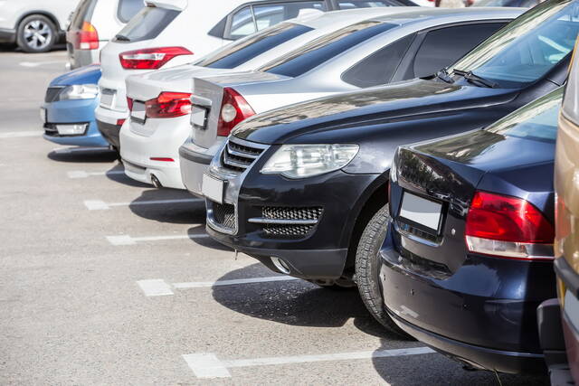 È possibile tenere occupato il parcheggio per l’auto?