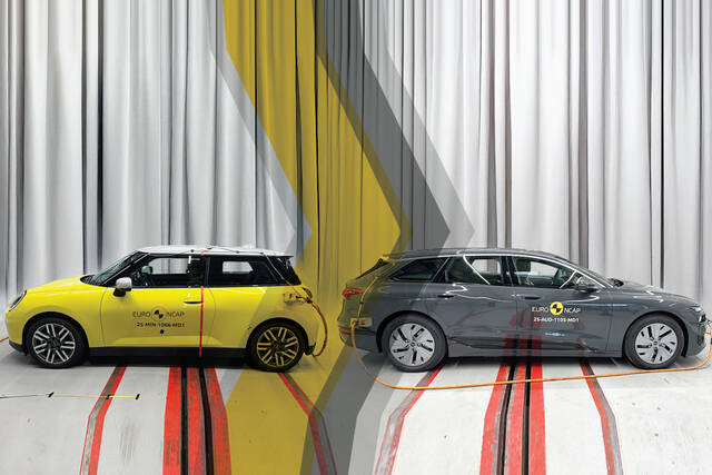 Euro NCAP: quanto sono sicure Mini Cooper E e Audi A6 e-tron