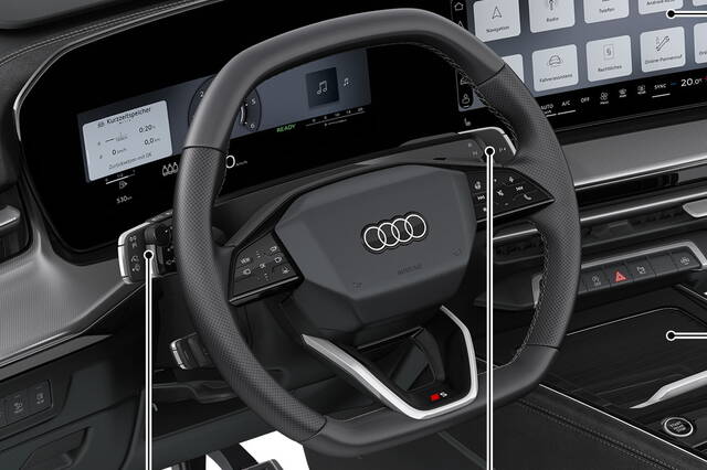 L’Audi ripensa le leve dietro al volante