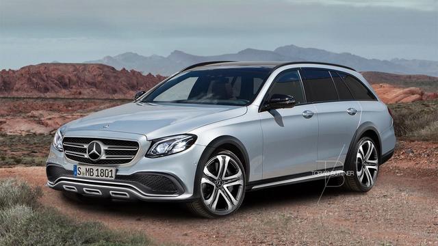 mercedes e class all terrain front three quarters rendering