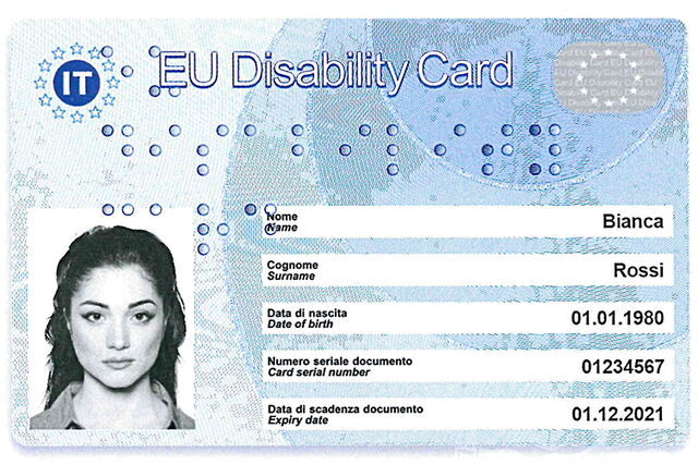 carte europea disabilita