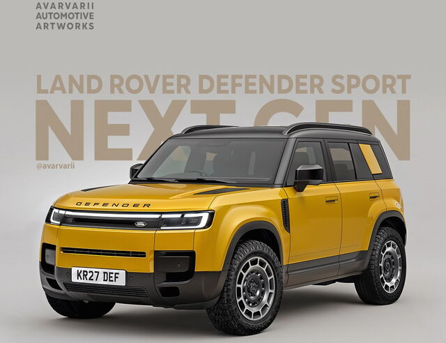 land rover defender sport rendering avarvarii