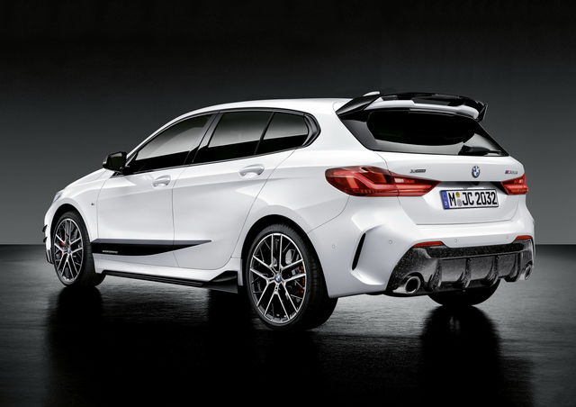 BMW Serie 1: più grinta con gli accessori M Performance 