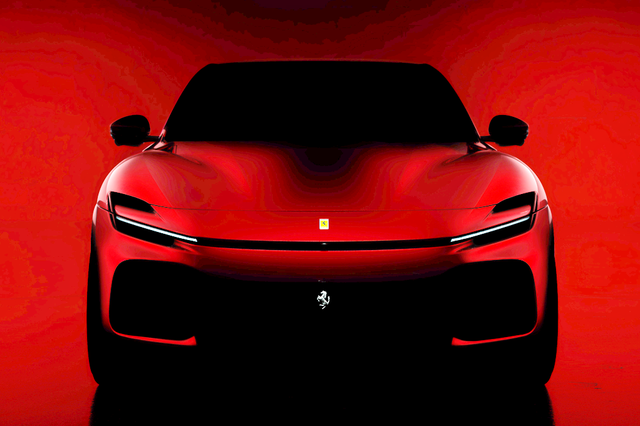 ferrari purosangue teaser