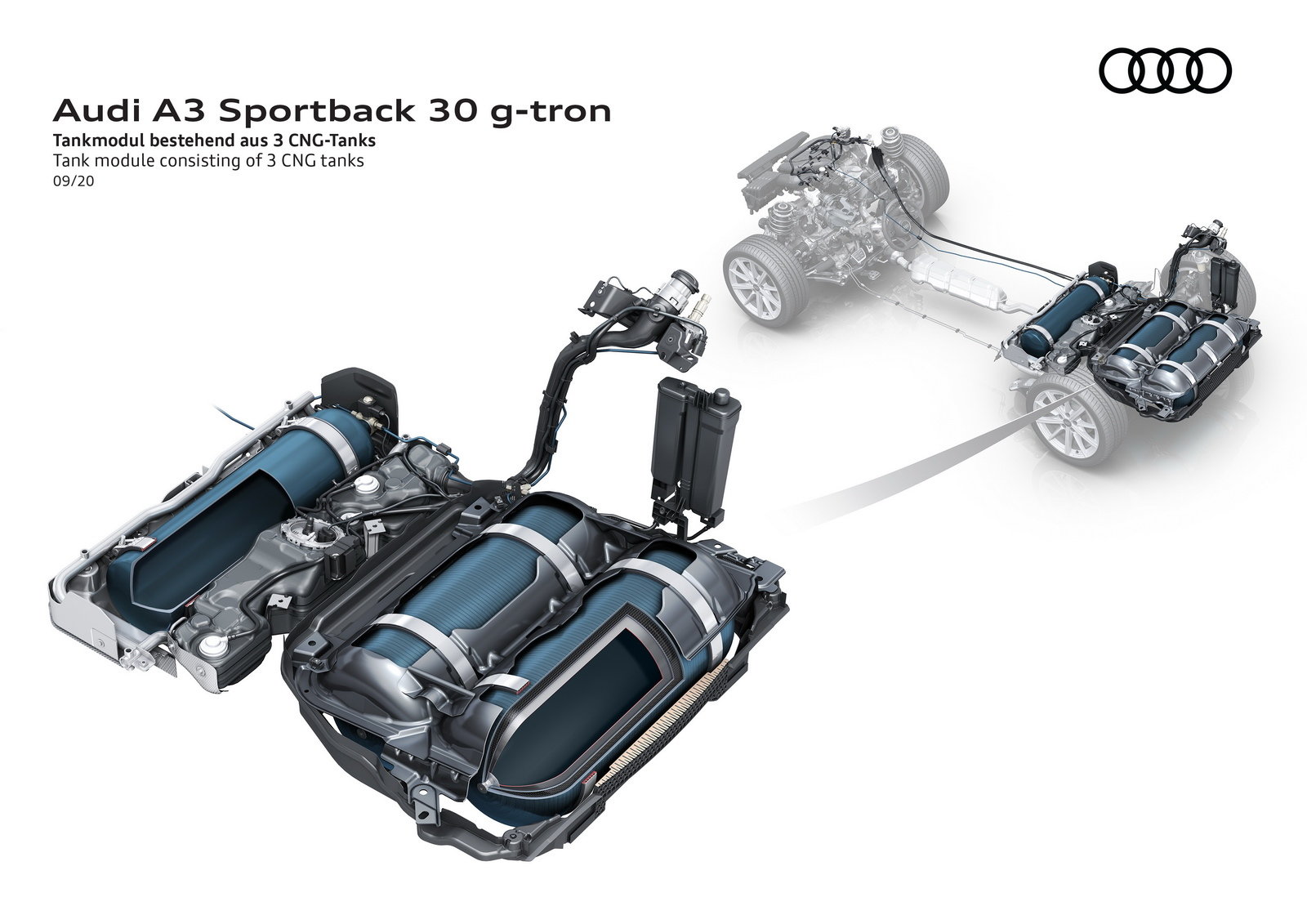 Foto Audi A3 Sportback arriva la gtron a metano alVolante.it