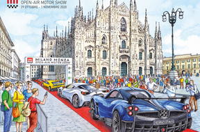 milano monza motor show piazza duomo
